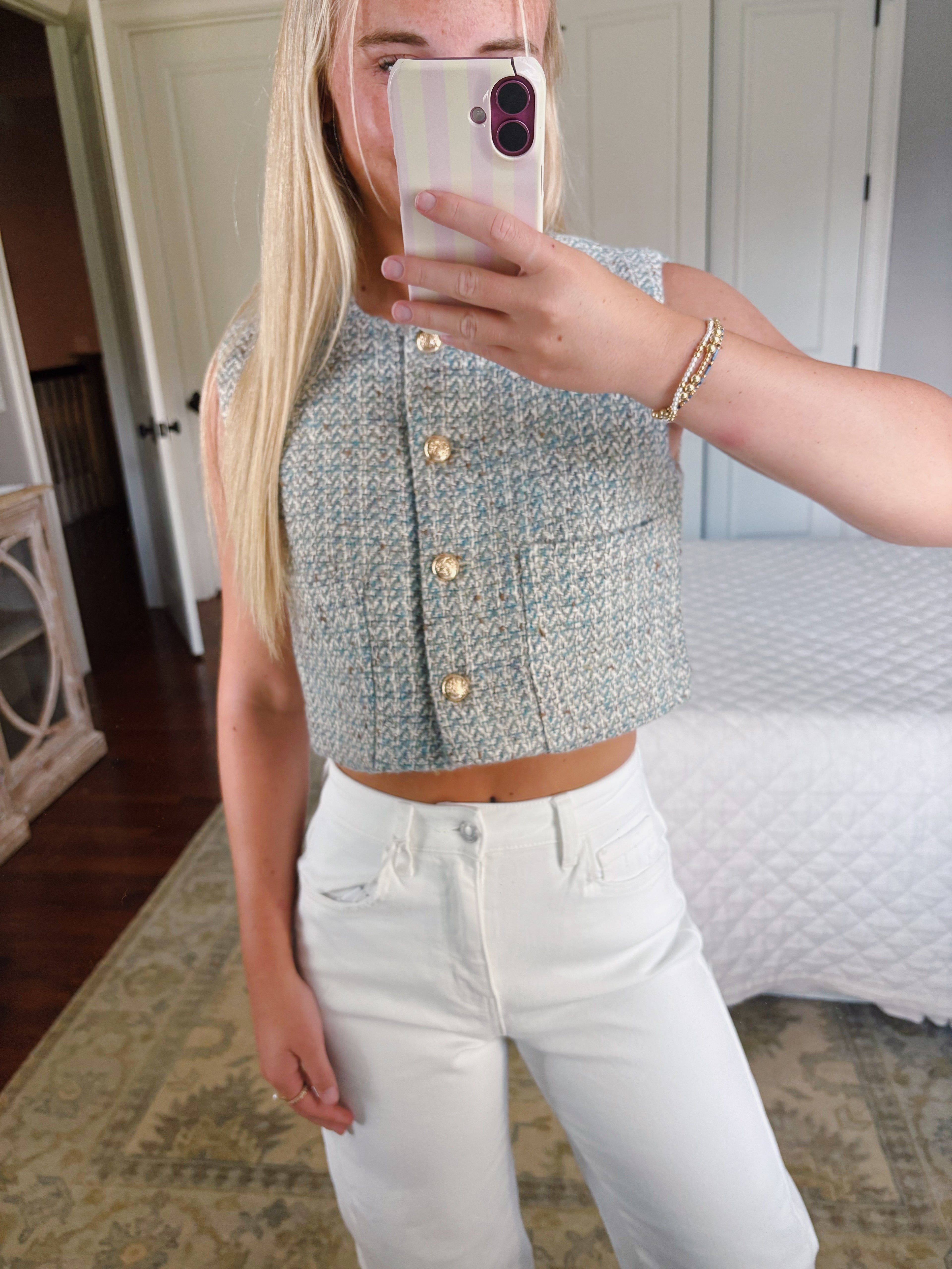 Jane Cropped Vest