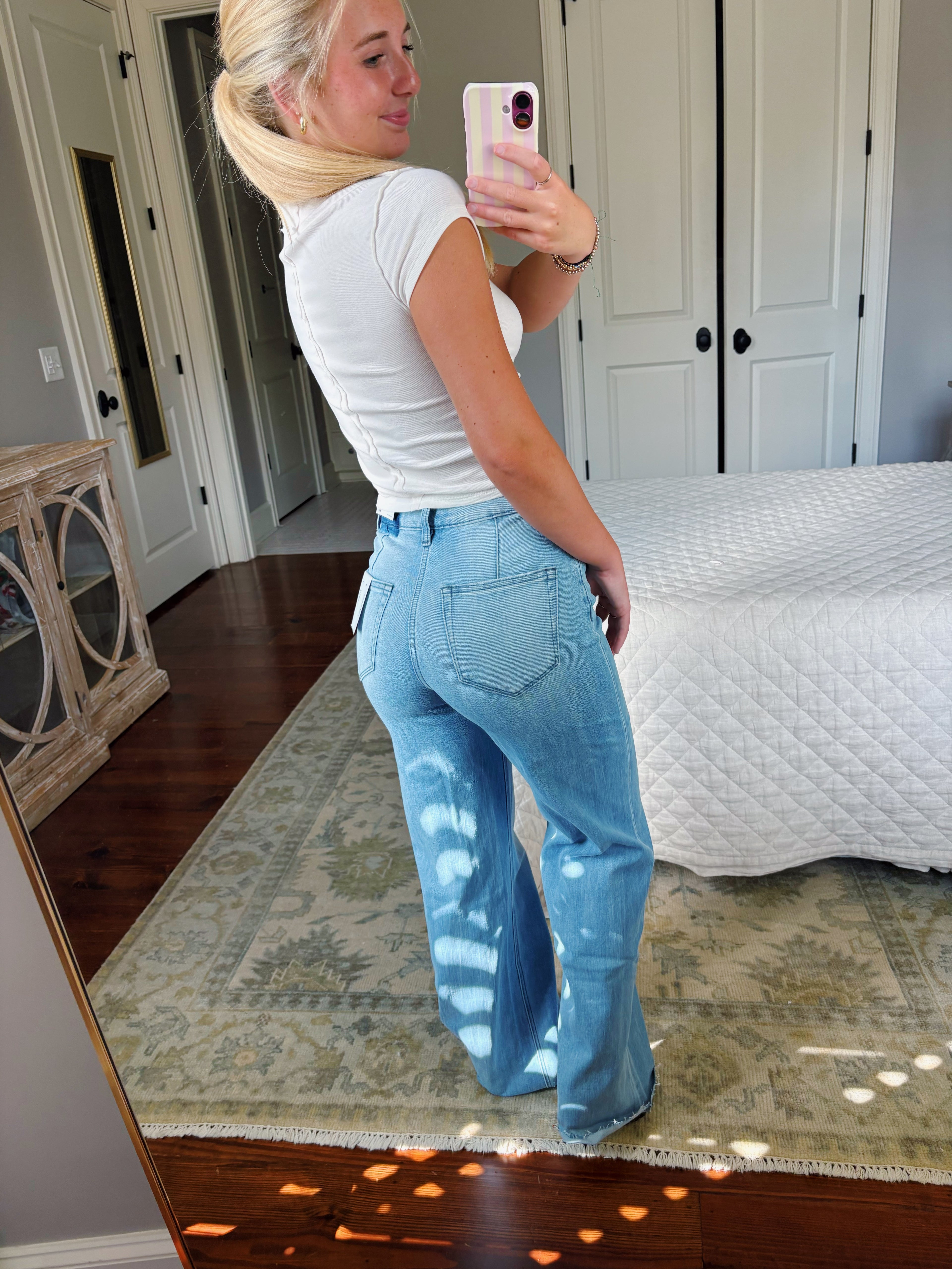 High Rise Wide Leg Jeans