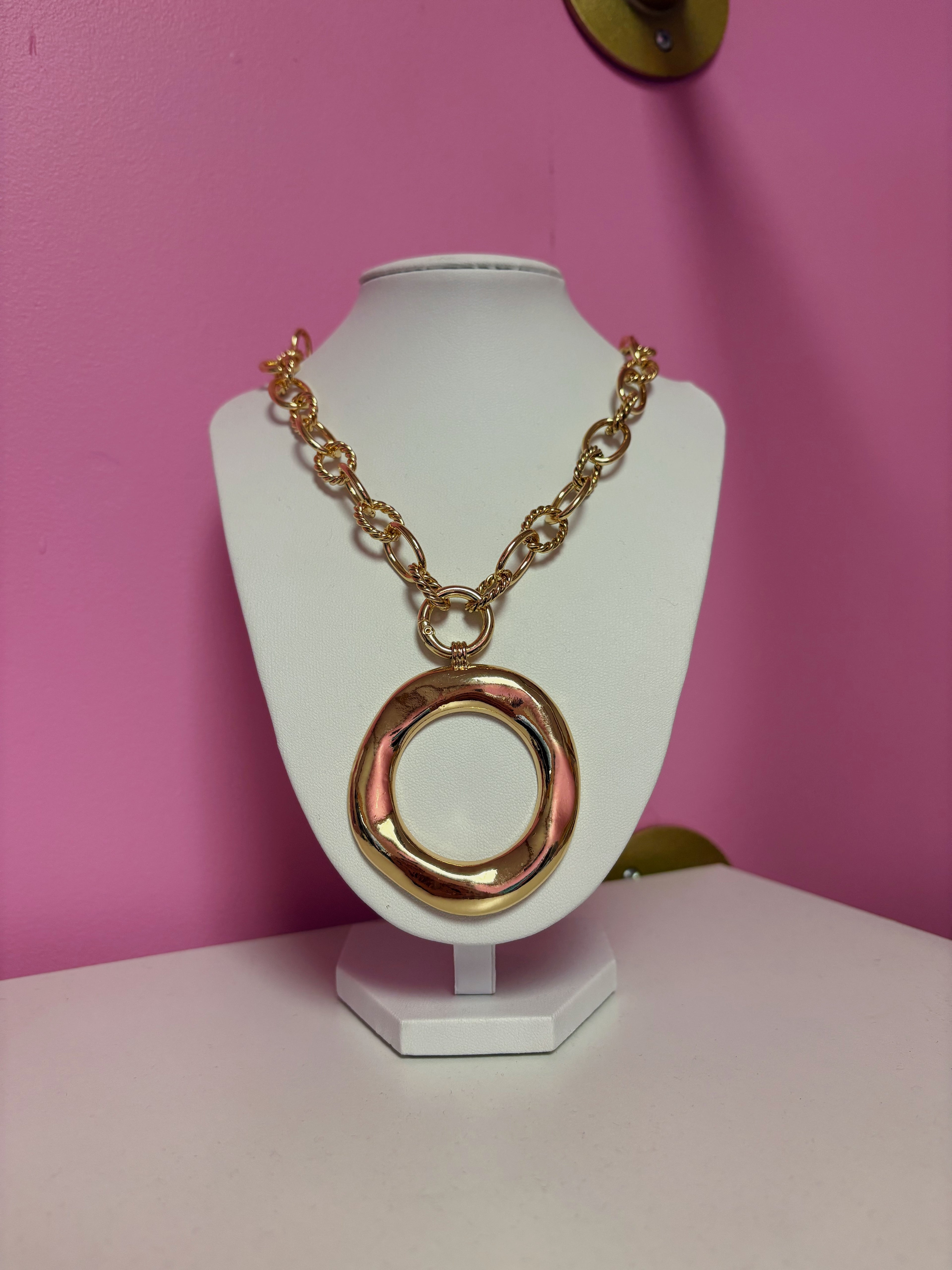 Open Ring Necklace