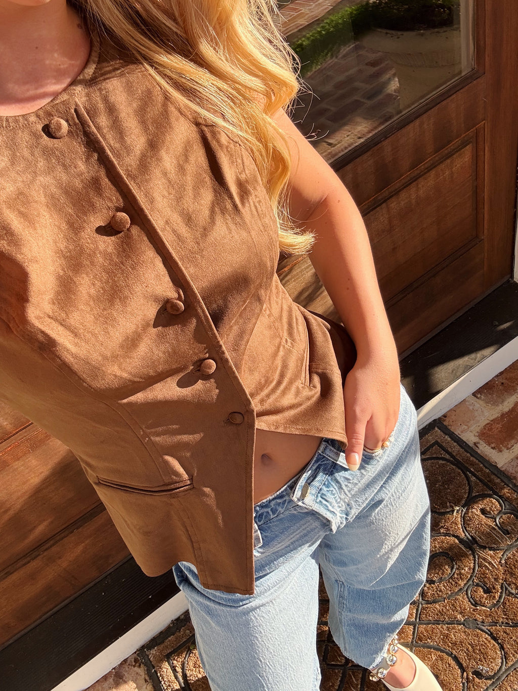 Harper Button Vest