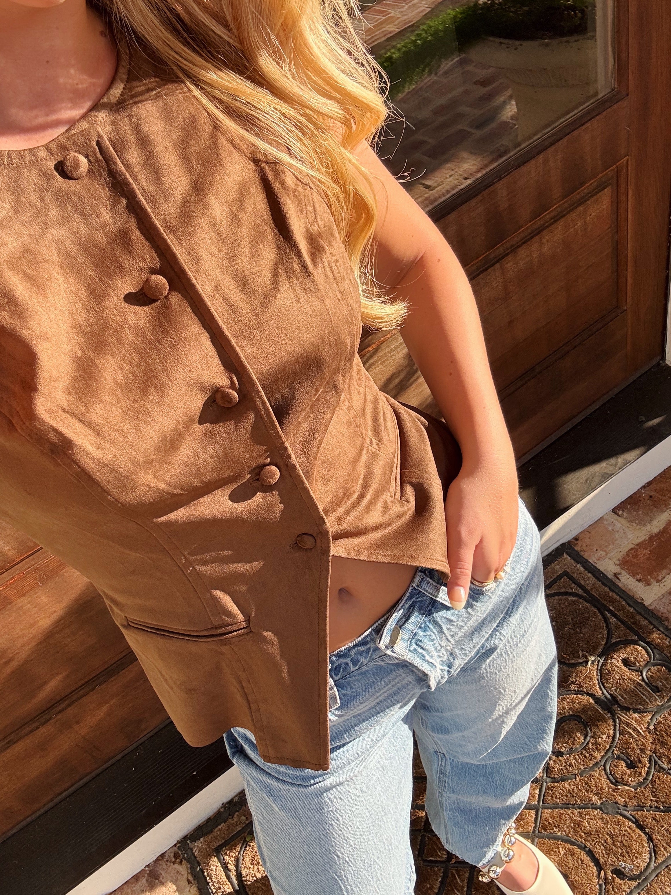 Harper Button Vest