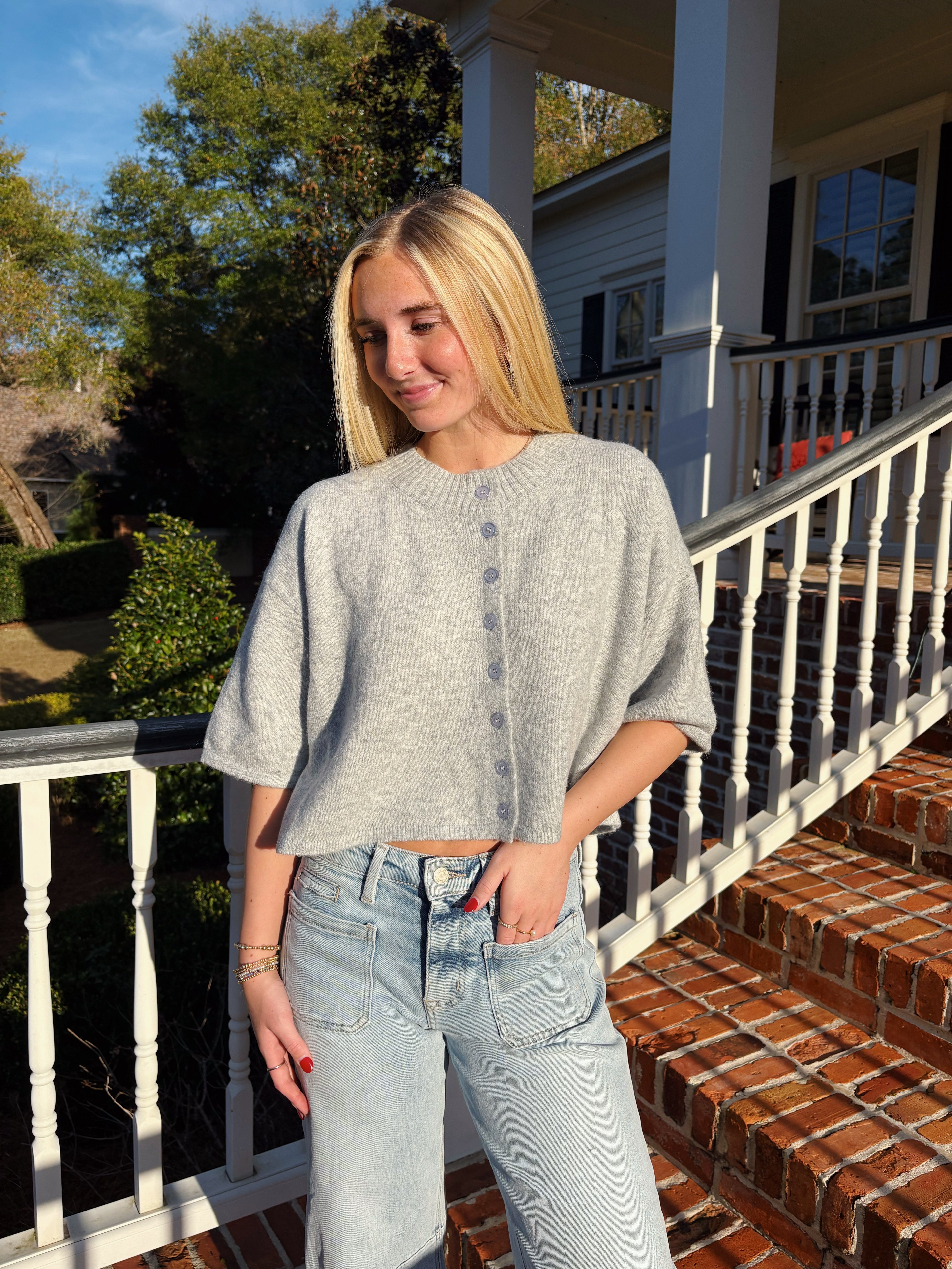 Heather Cardigan Top
