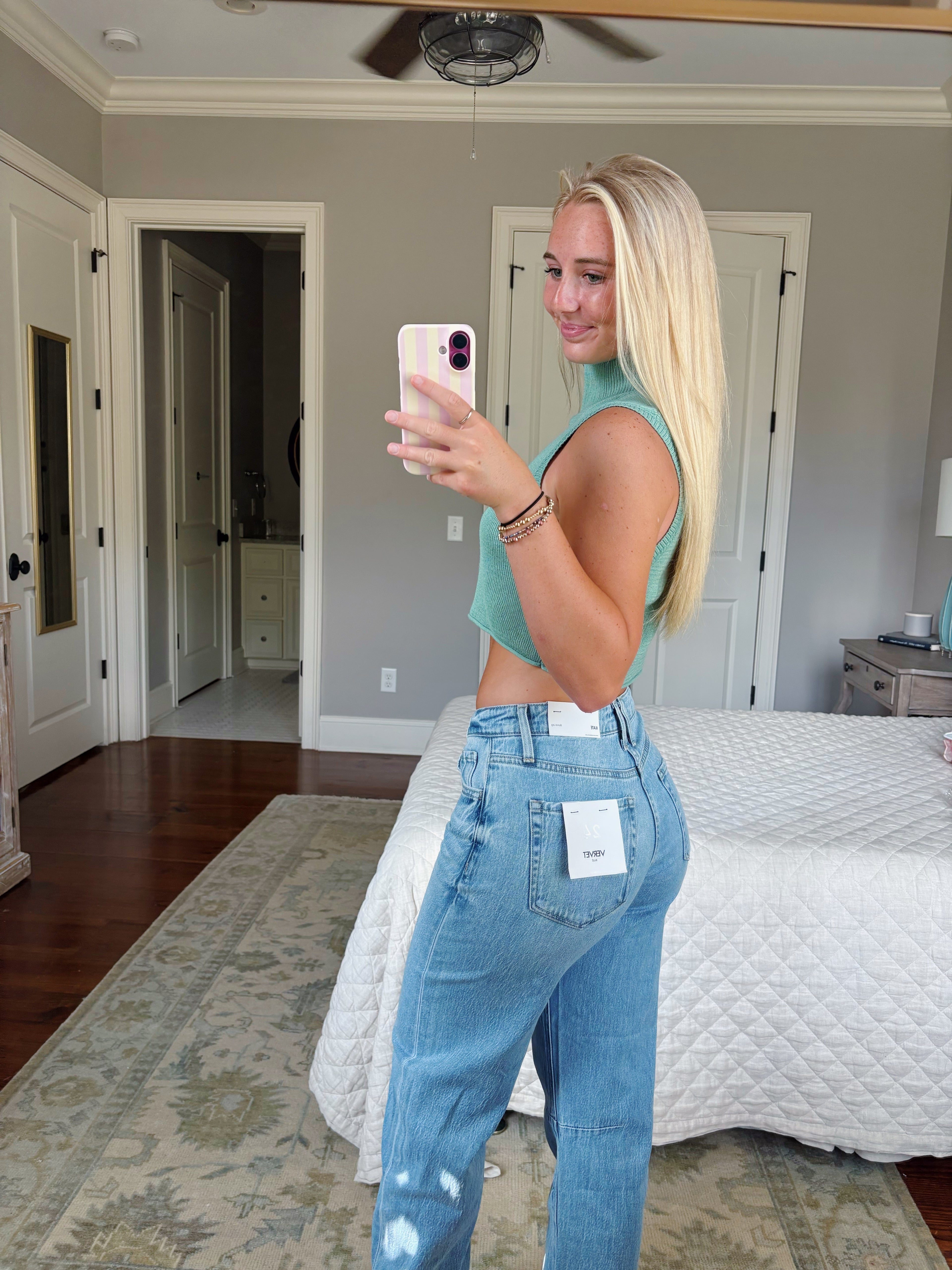 High Rise Wide Barrel Jeans