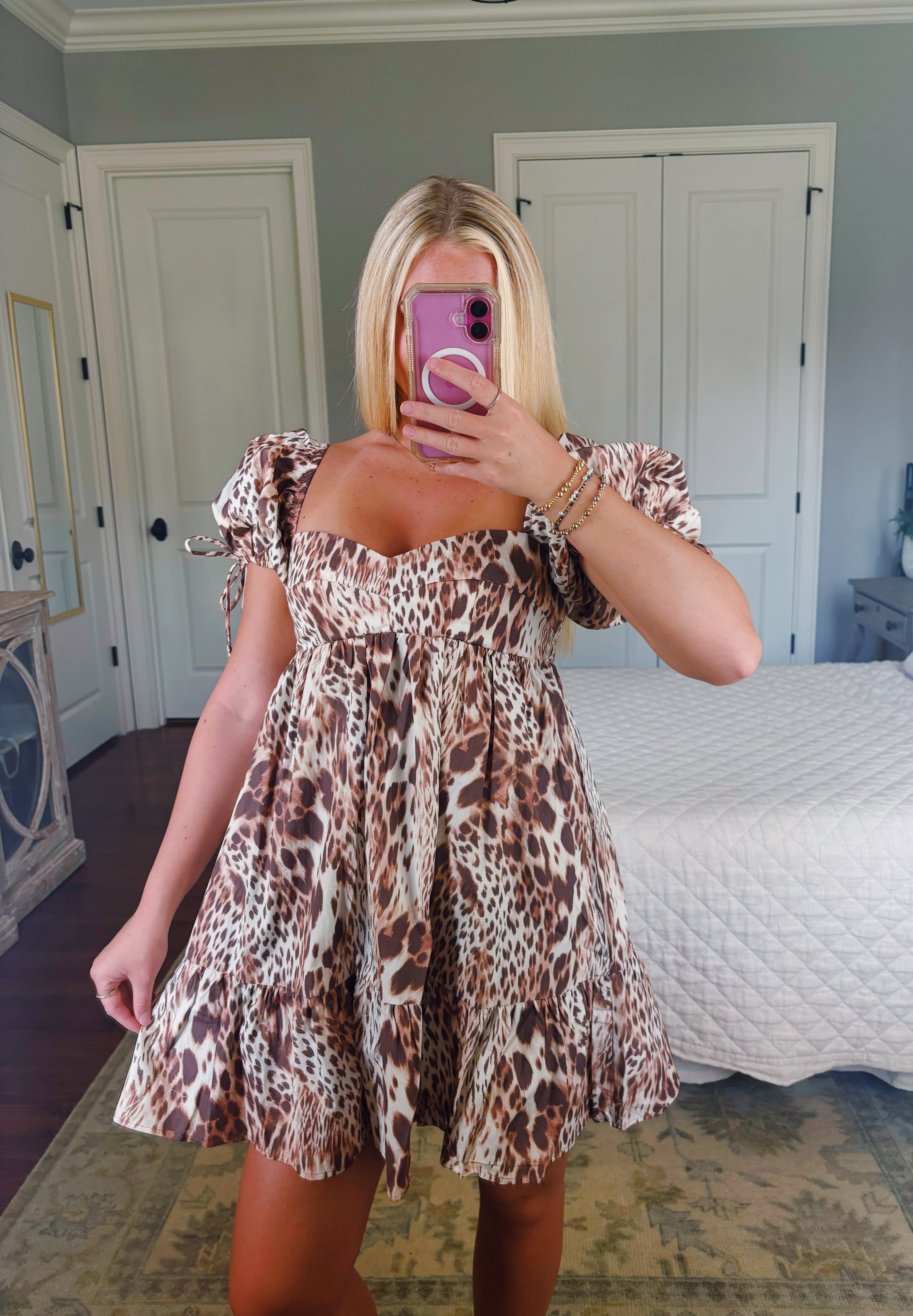 Leopard Flare Mini