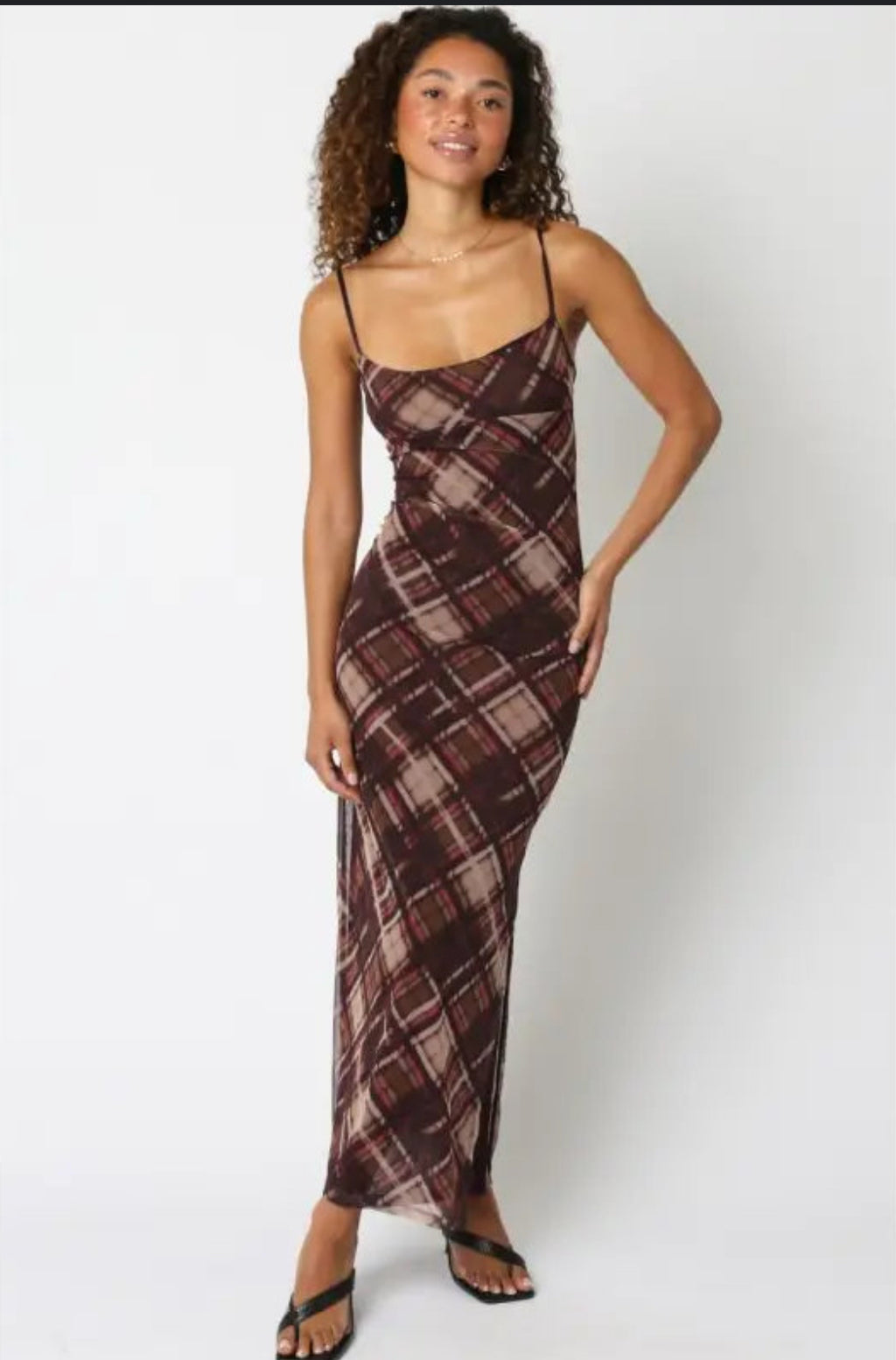 Sara Checkered Dress