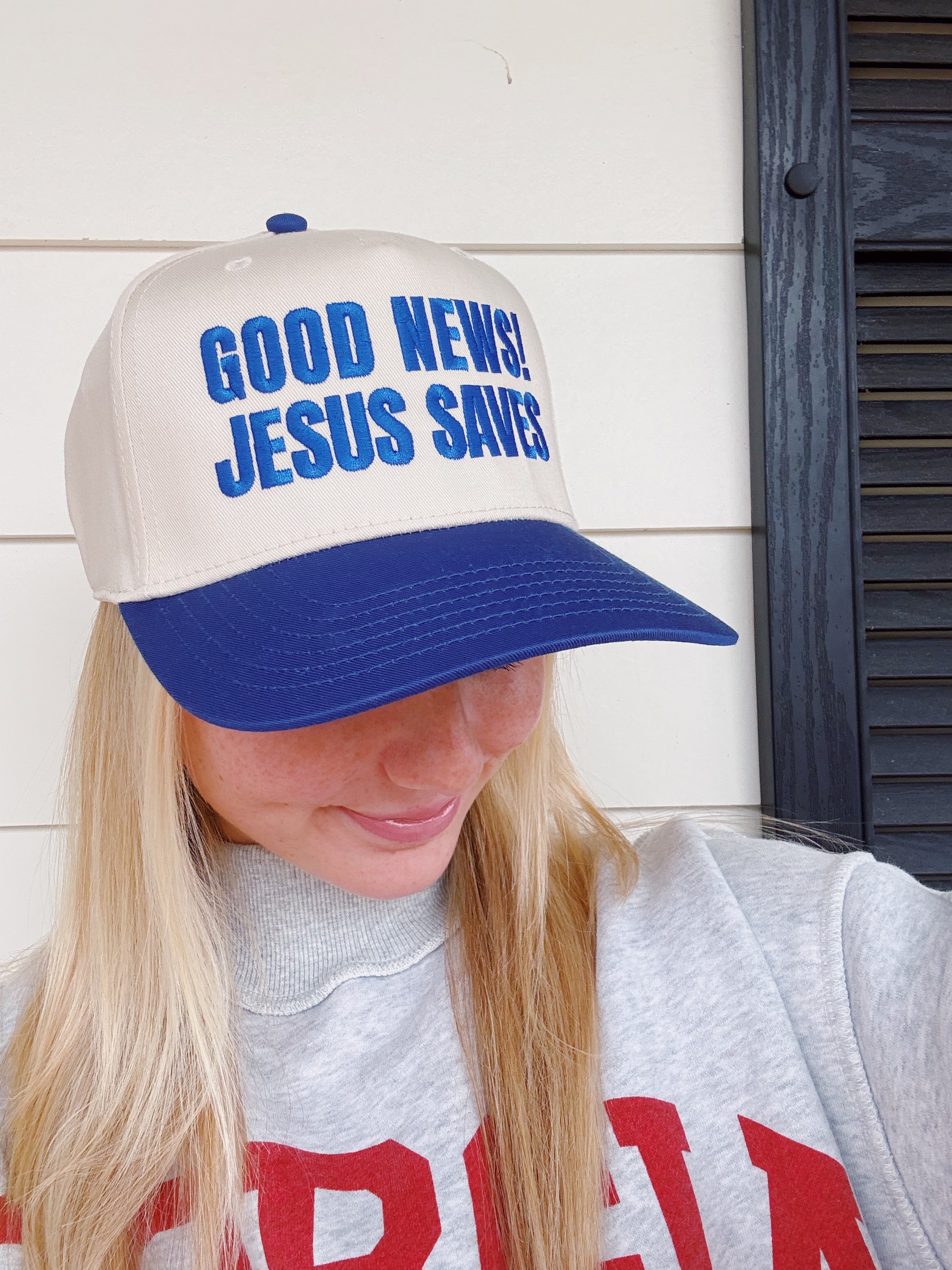Good News Jesus Saves Trucker Hat