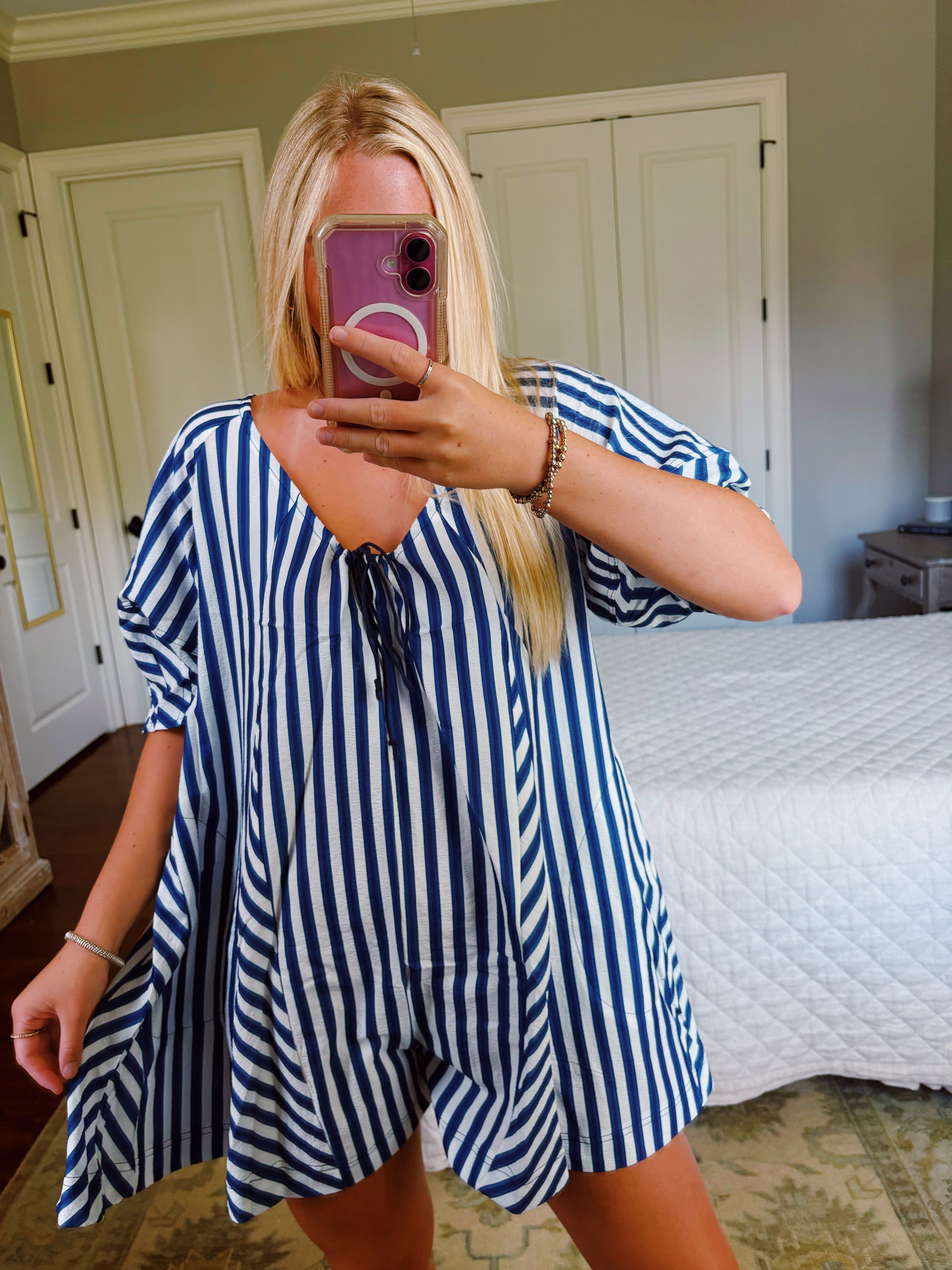 Jessica Striped Romper