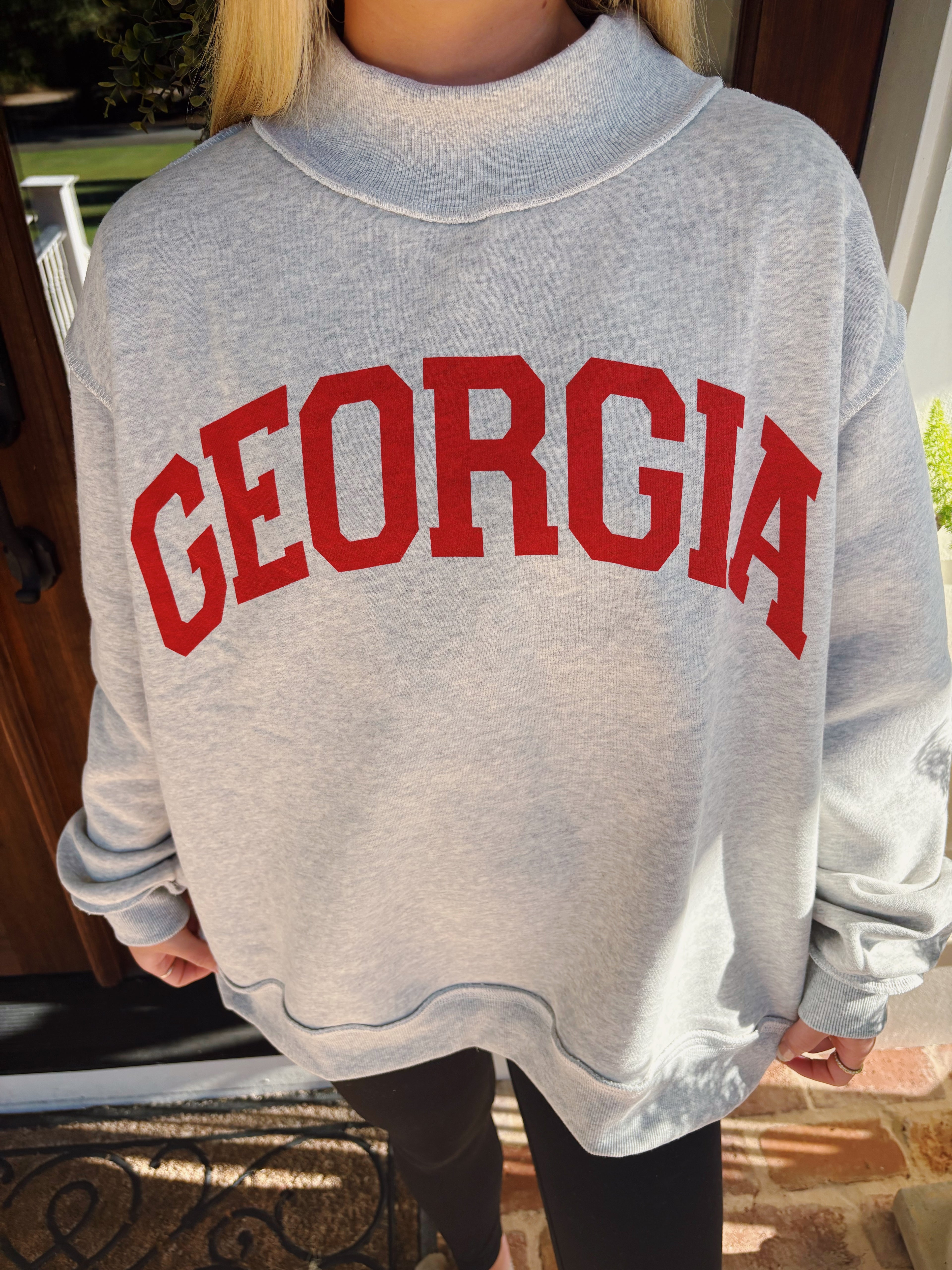 Georgia Reversible Mockneck