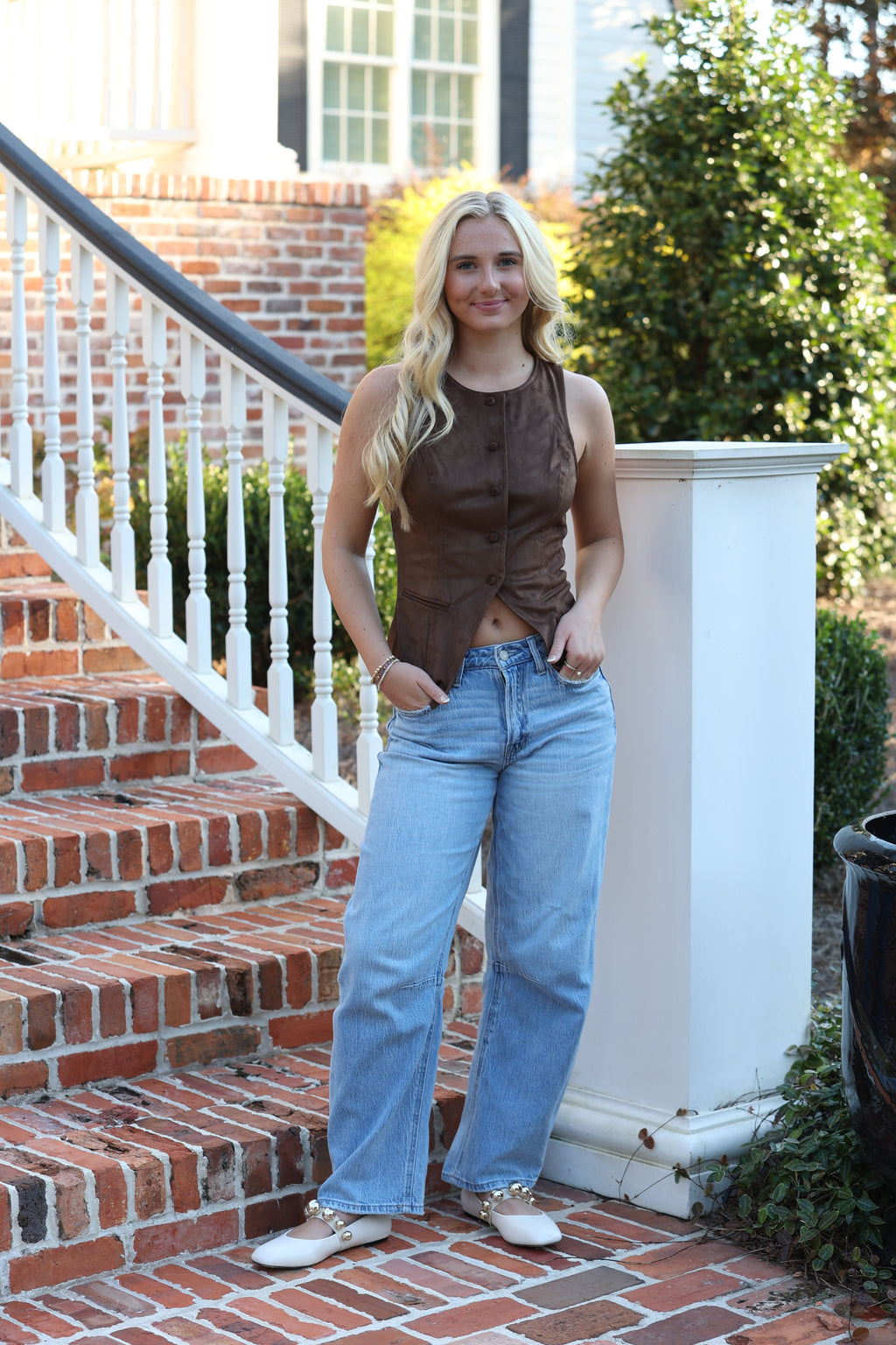 Harper Button Vest