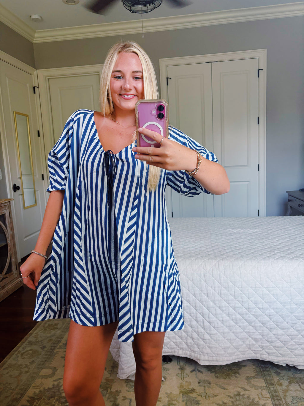 Jessica Striped Romper