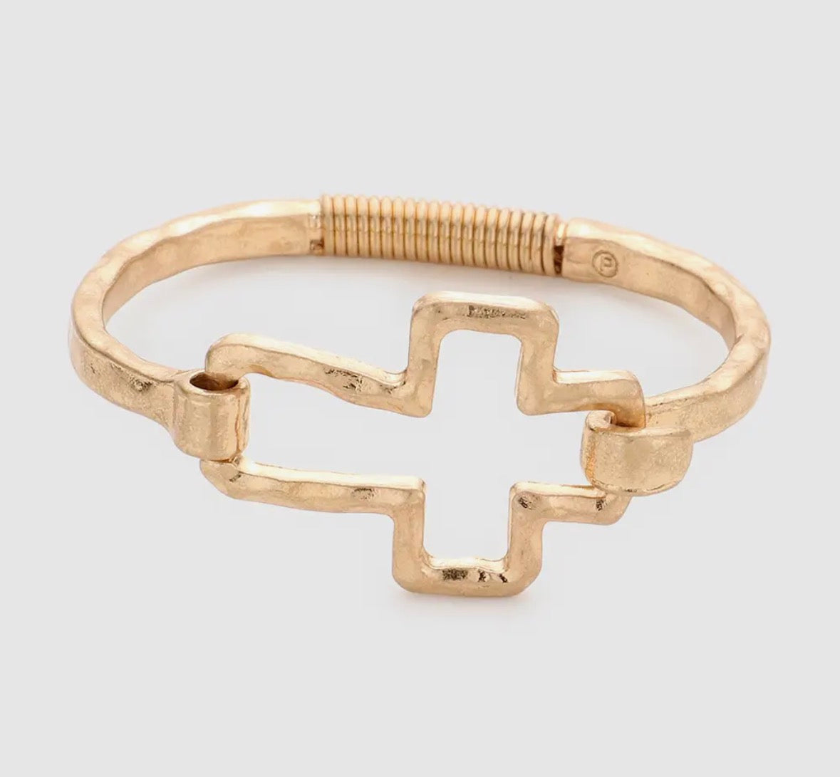Open Cross Bracelet
