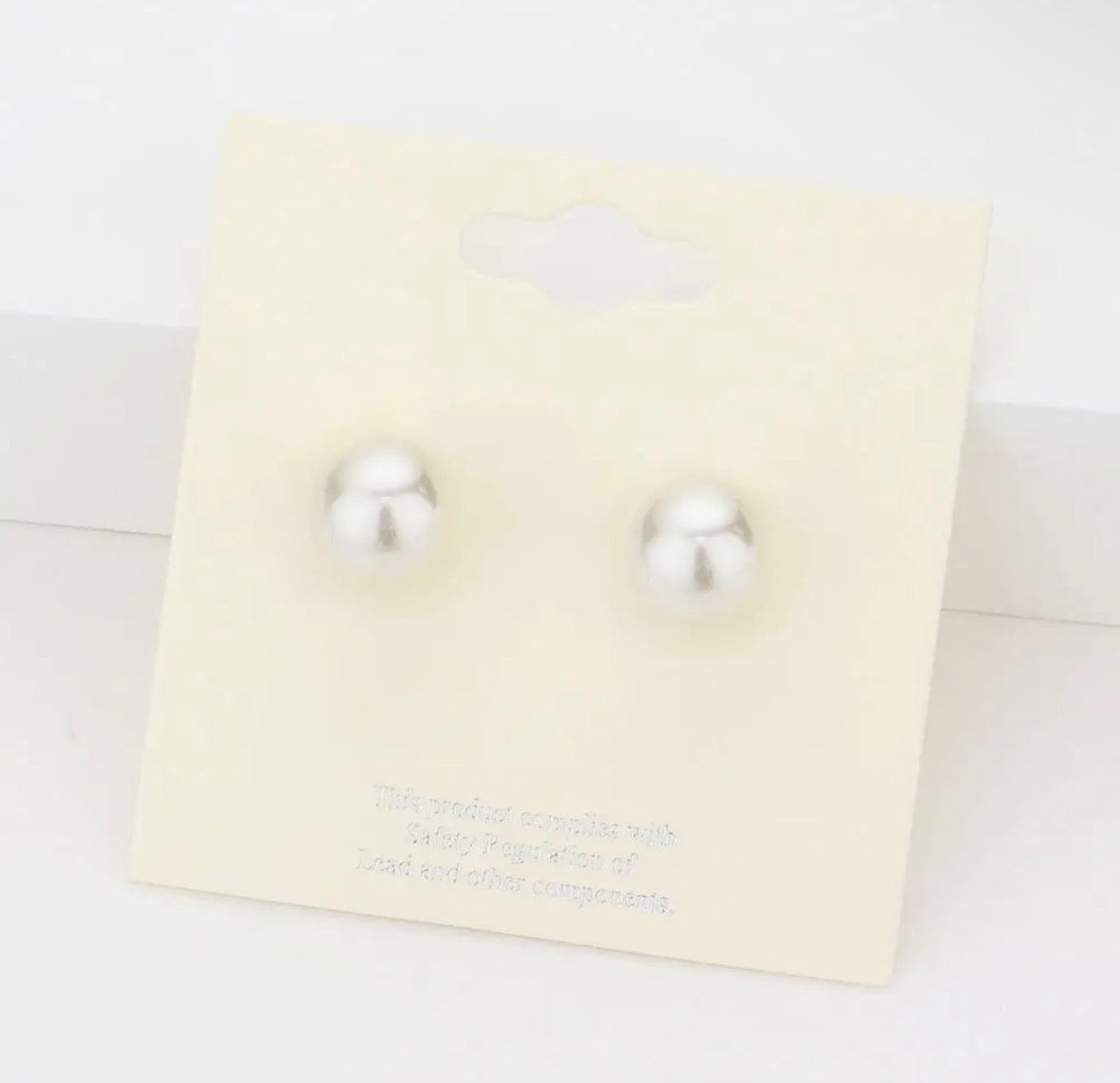 Pearl Stud Earrings
