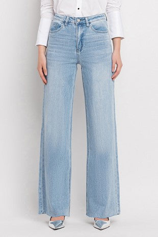 High Rise Wide Leg Jeans