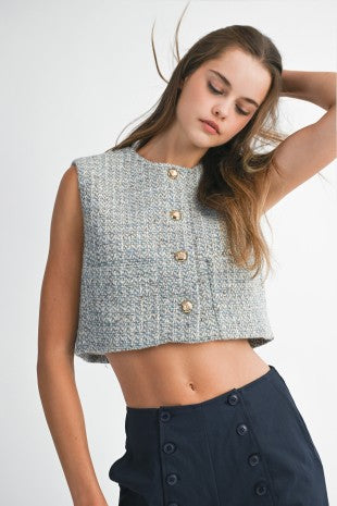 Jane Cropped Vest