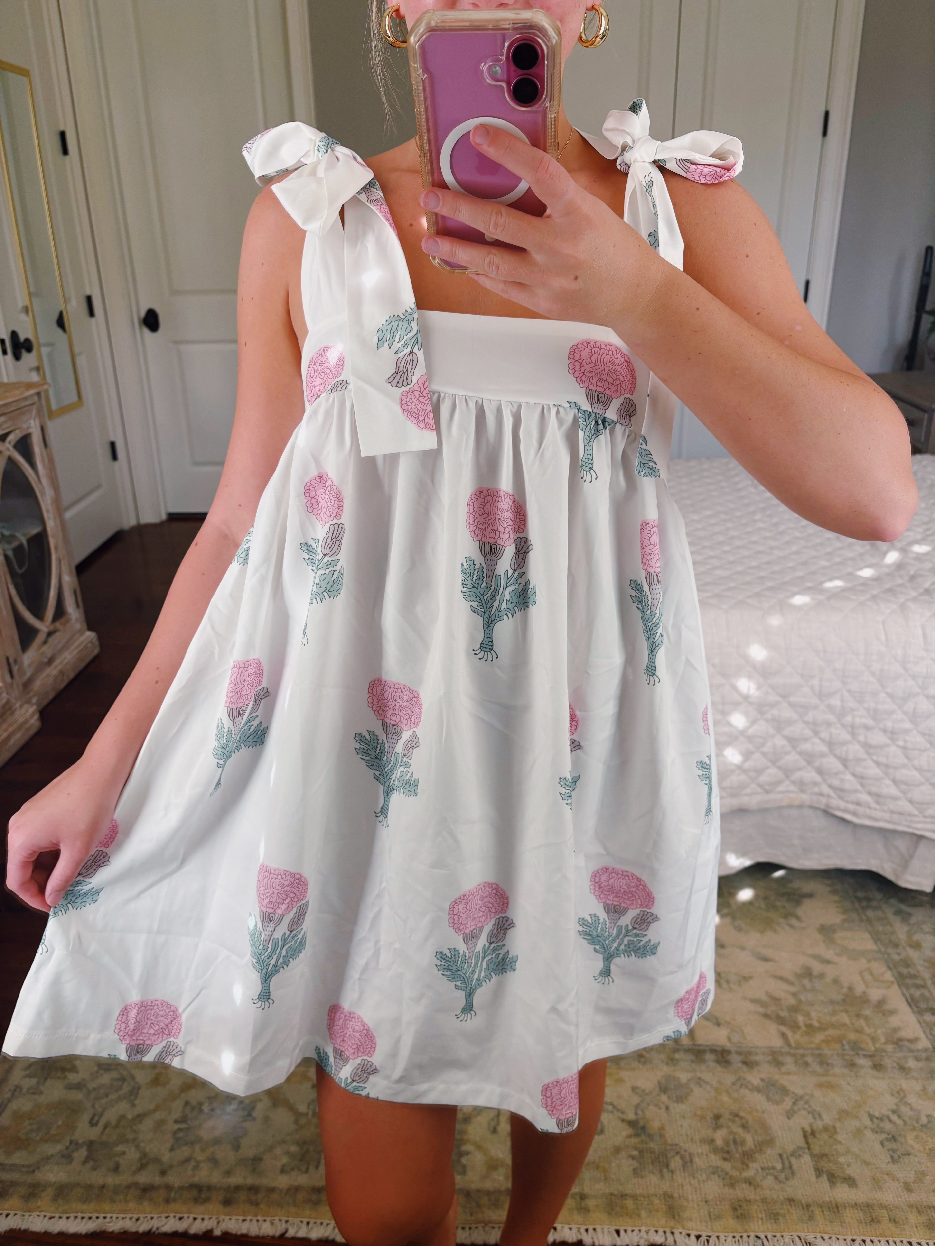 Rose Tie Strap Mini